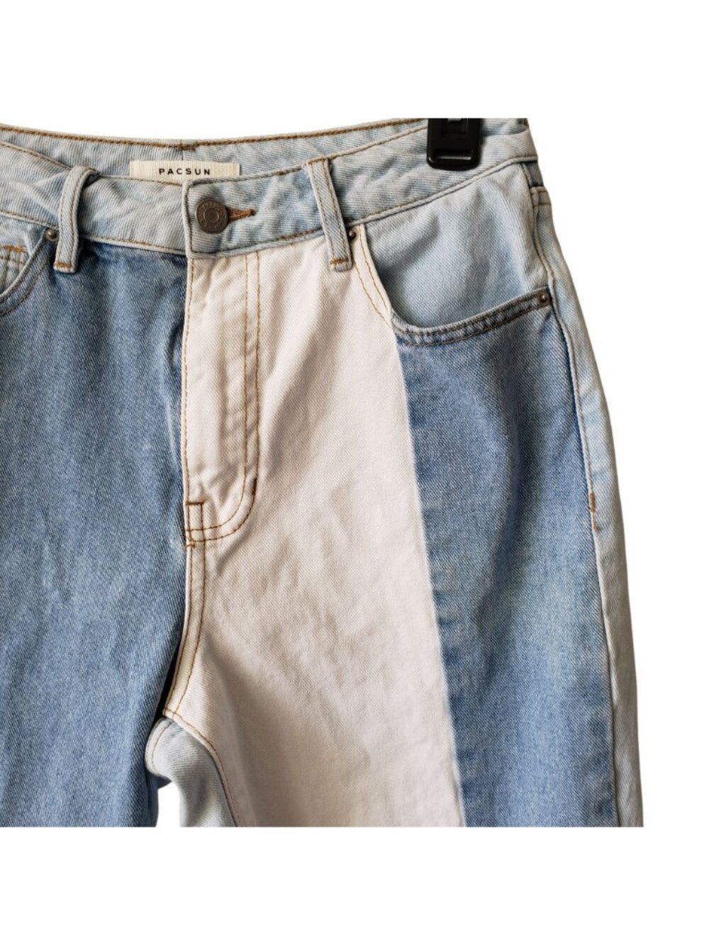 Pacsun Mom Jeans Patchwork Funky 70s - Picture 6 of 14